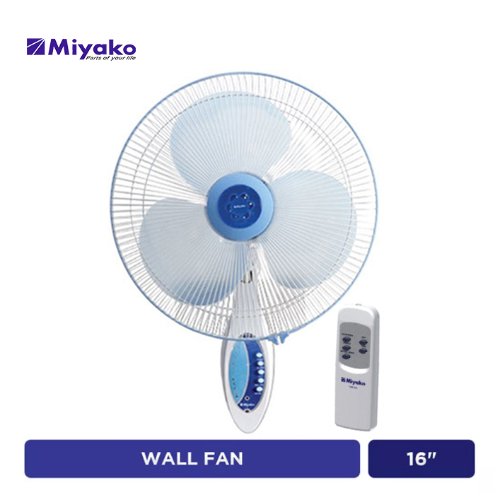 Miyako Wall Fan 16" - KAW1689RC
